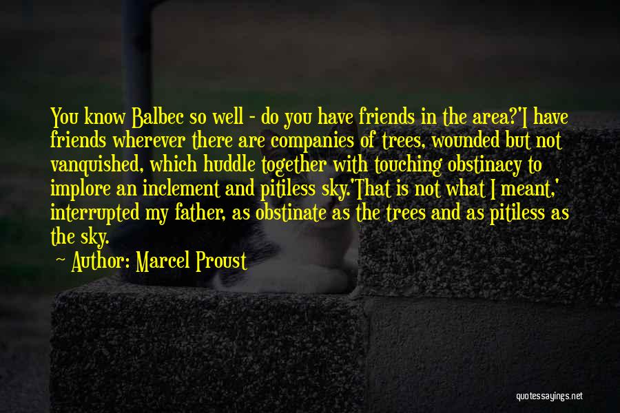 Nature With Friends Quotes By Marcel Proust