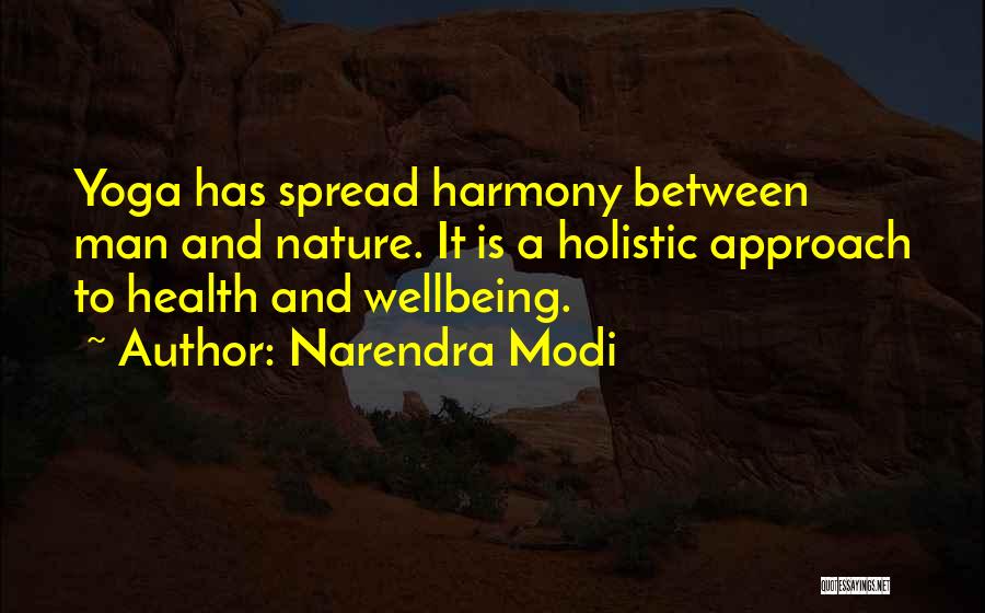 Nature Yoga Quotes By Narendra Modi