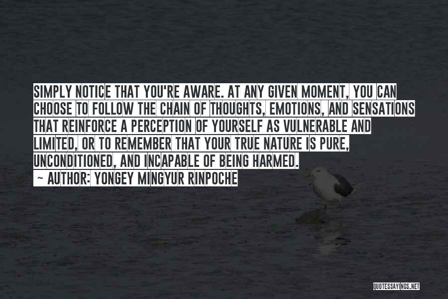 Nature Yoga Quotes By Yongey Mingyur Rinpoche