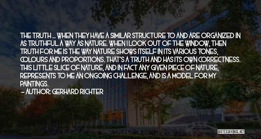 Nature's Art Quotes By Gerhard Richter