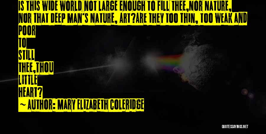 Nature's Art Quotes By Mary Elizabeth Coleridge