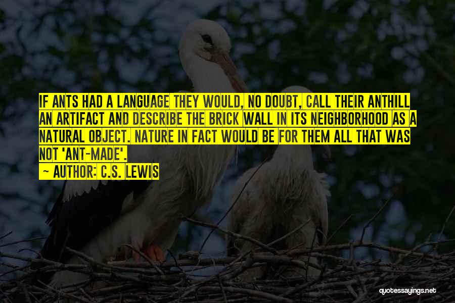 Nature's Call Quotes By C.S. Lewis