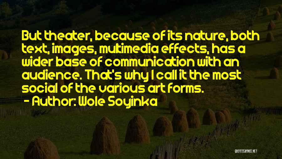Nature's Call Quotes By Wole Soyinka