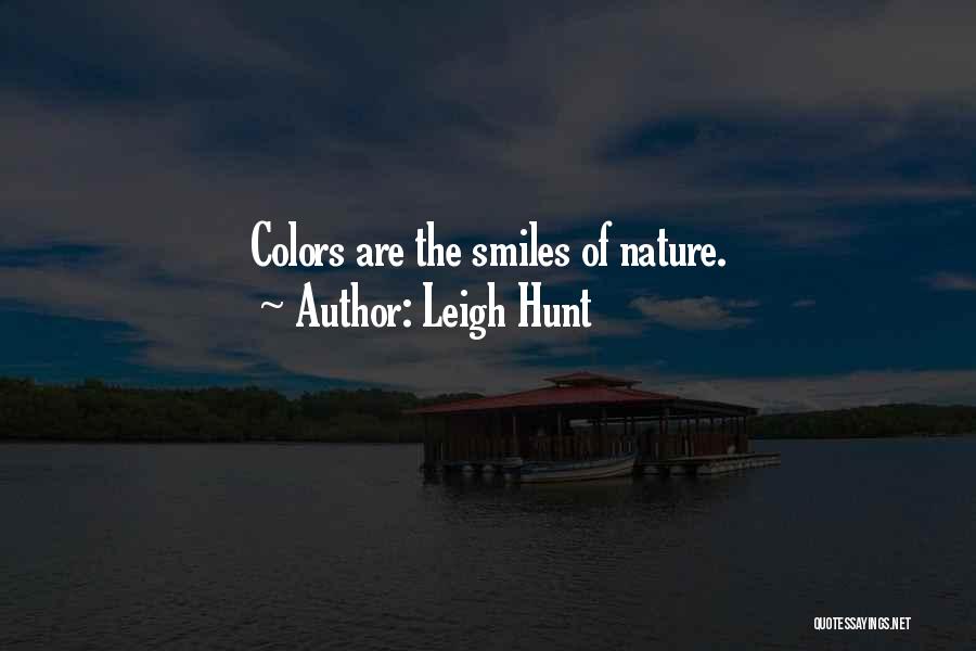 Nature's Colors Quotes By Leigh Hunt