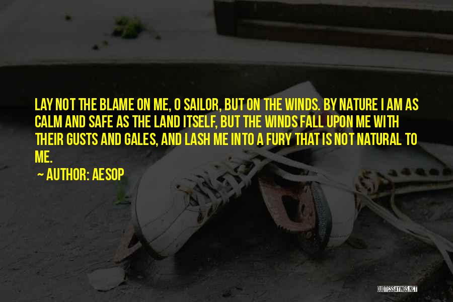 Nature's Fury Quotes By Aesop