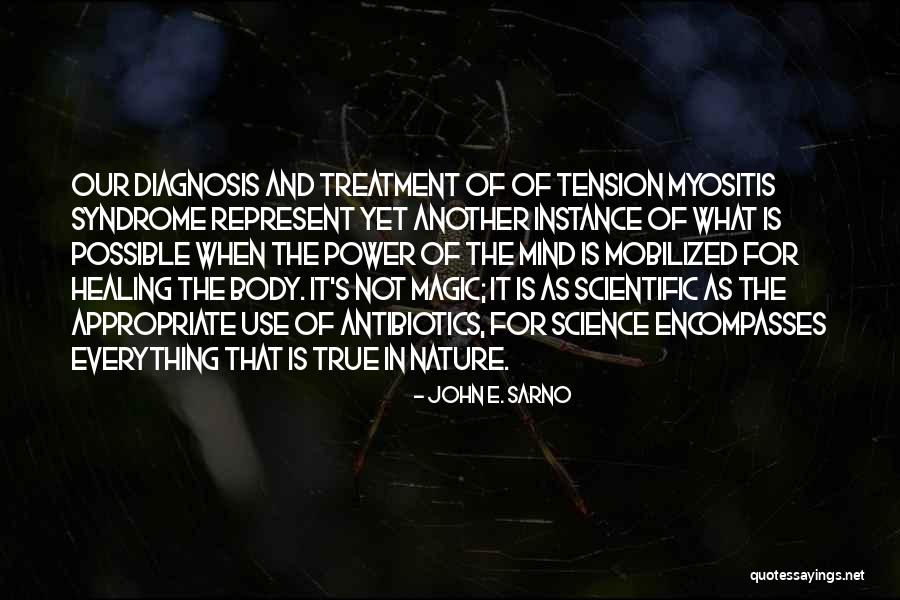 Nature's Healing Power Quotes By John E. Sarno