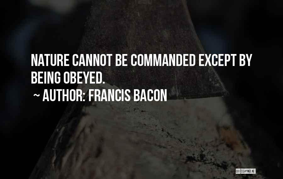 Nature's Healing Quotes By Francis Bacon