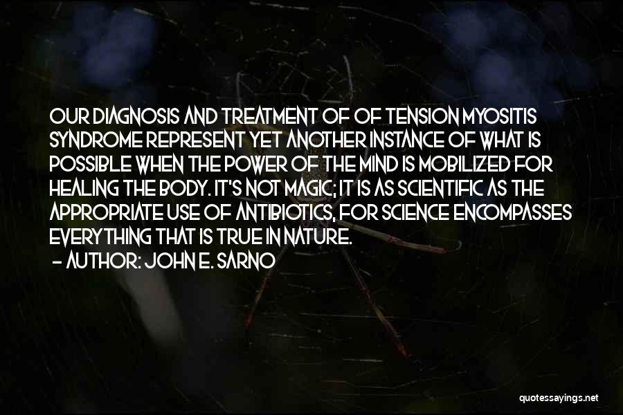 Nature's Healing Quotes By John E. Sarno