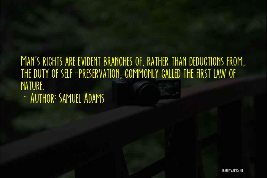 Nature's Law Quotes By Samuel Adams