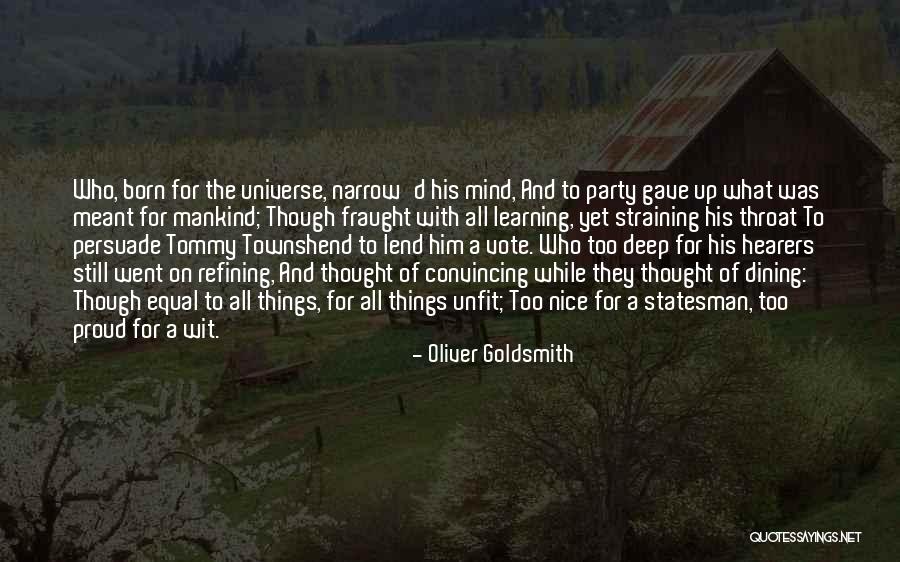 Nauci Me Voleti Quotes By Oliver Goldsmith Nauci Me Voleti Quotes By Oliver Goldsmith