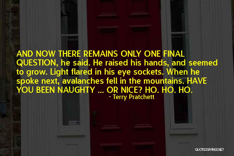 Naughty And Nice Quotes By Terry Pratchett