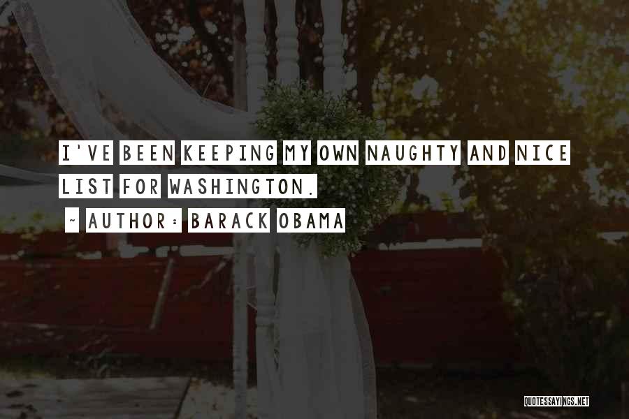 Naughty Or Nice Quotes By Barack Obama