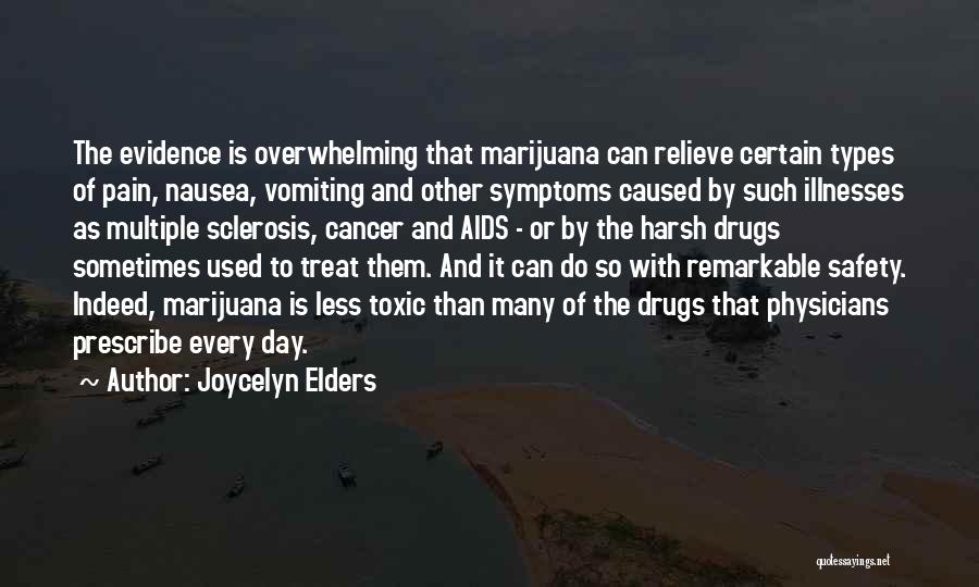Nausea And Vomiting Quotes By Joycelyn Elders