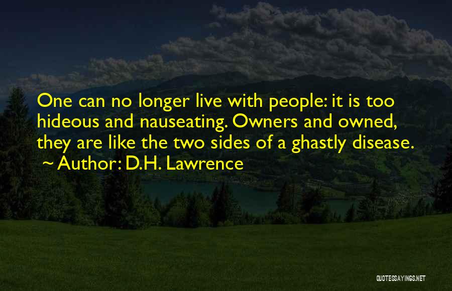 Nauseating Quotes By D.H. Lawrence