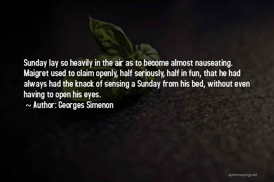 Nauseating Quotes By Georges Simenon