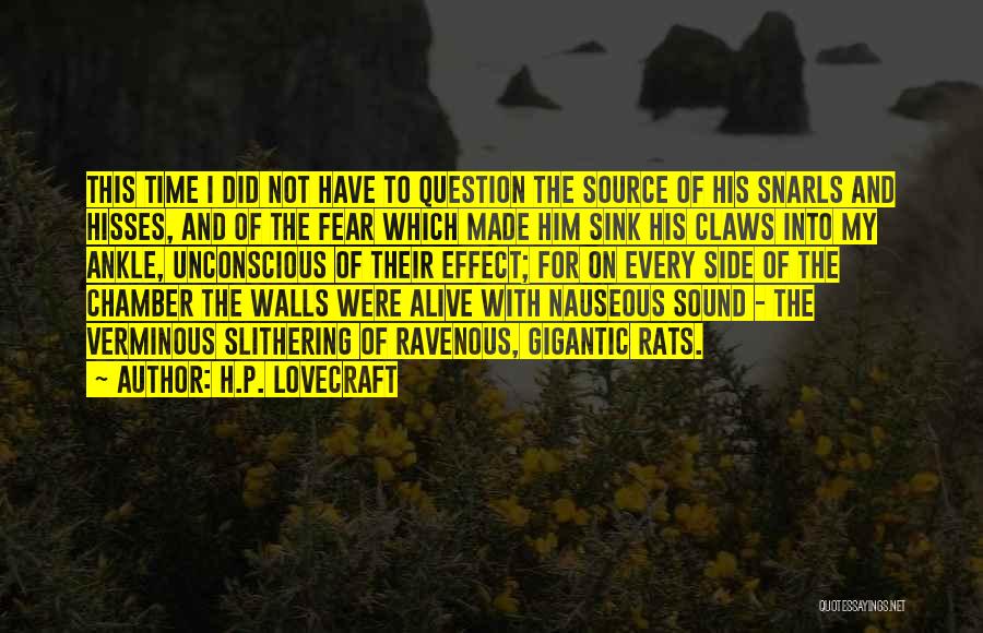 Nauseous Quotes By H.P. Lovecraft