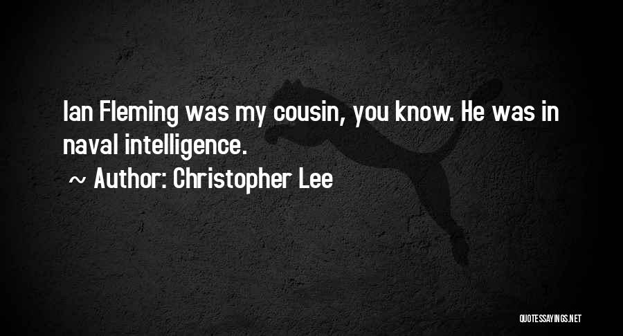Naval Quotes By Christopher Lee
