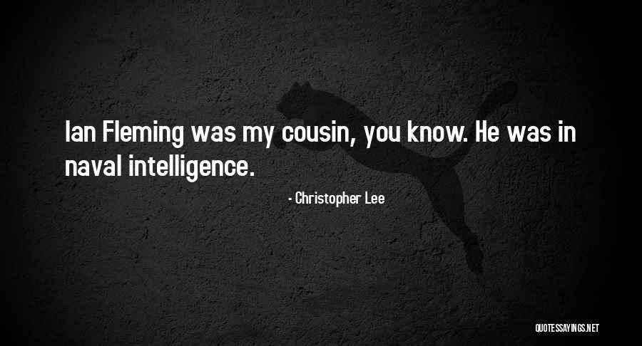 Naval Quotes By Christopher Lee