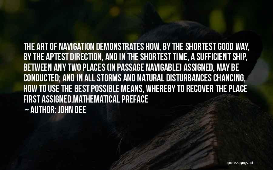 Navigation Quotes By John Dee