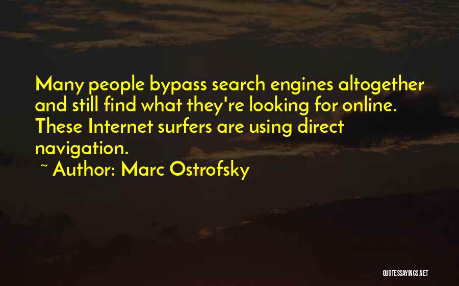 Navigation Quotes By Marc Ostrofsky