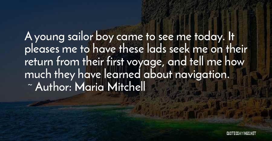 Navigation Quotes By Maria Mitchell