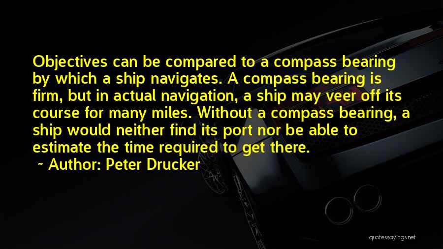Navigation Quotes By Peter Drucker
