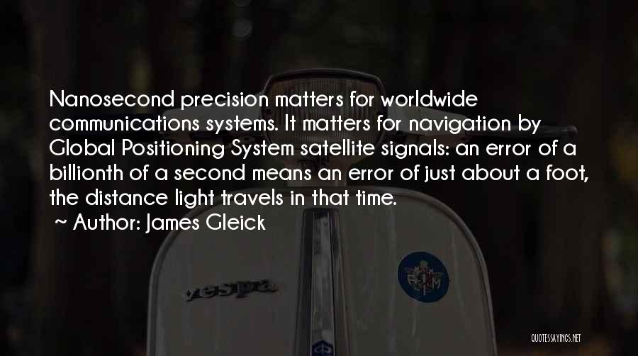 Navigation System Quotes By James Gleick