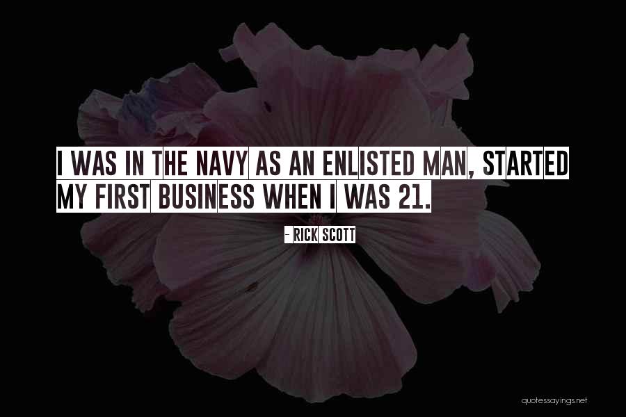 Navy Enlisted Quotes By Rick Scott