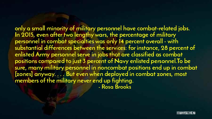 Navy Enlisted Quotes By Rosa Brooks