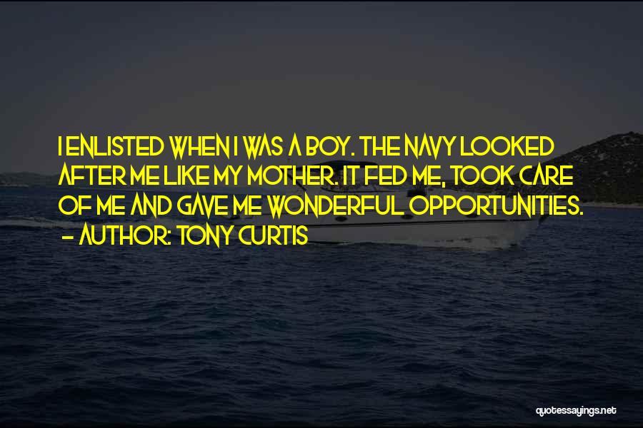 Navy Quotes By Tony Curtis