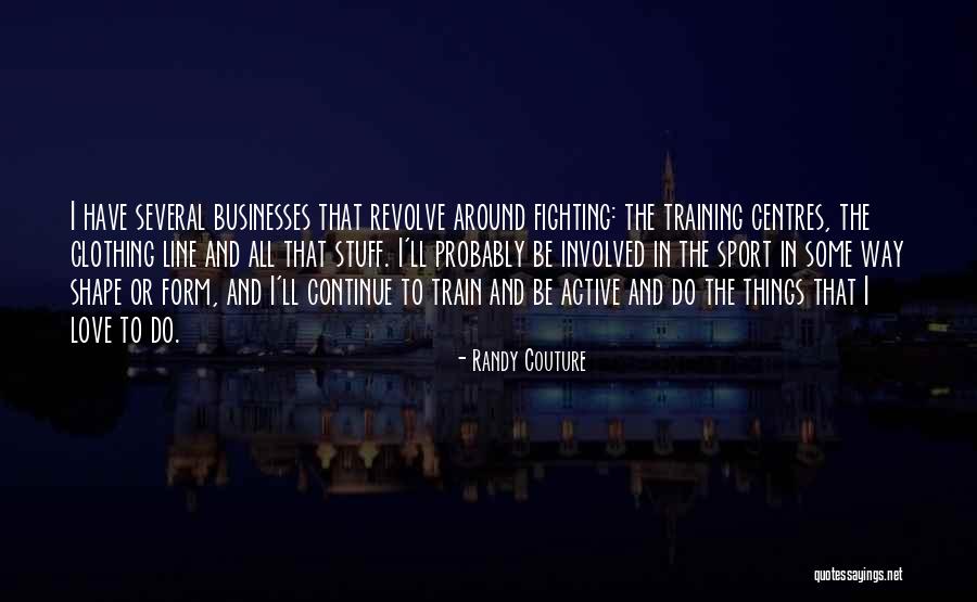 Navy Thermal Shirt Quotes By Randy Couture
