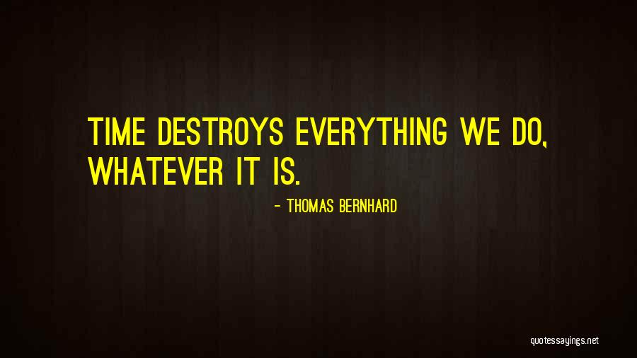Nawagamuwa Temple Quotes By Thomas Bernhard