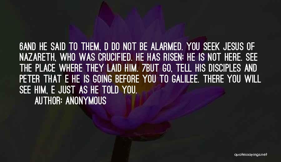 Nazareth Jesus Quotes By Anonymous