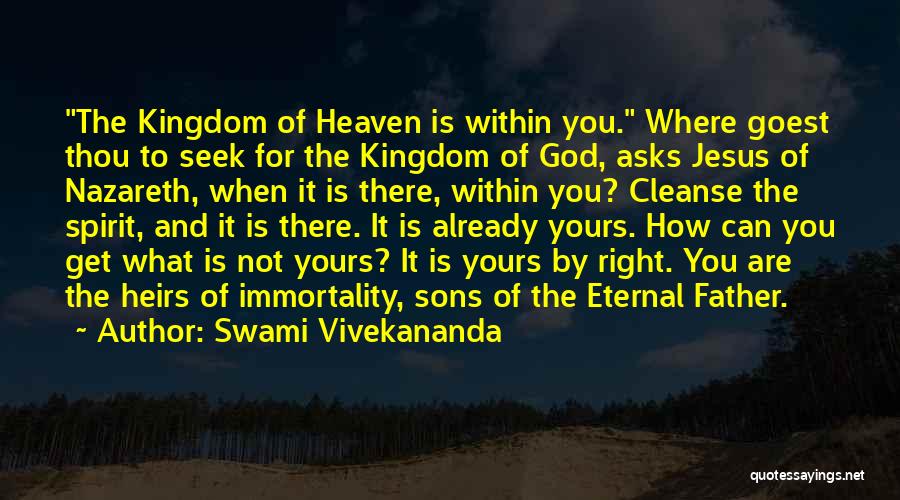 Nazareth Quotes By Swami Vivekananda