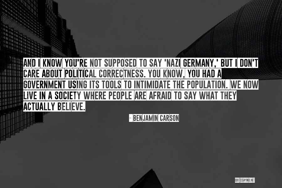 Nazi Germany Quotes By Benjamin Carson