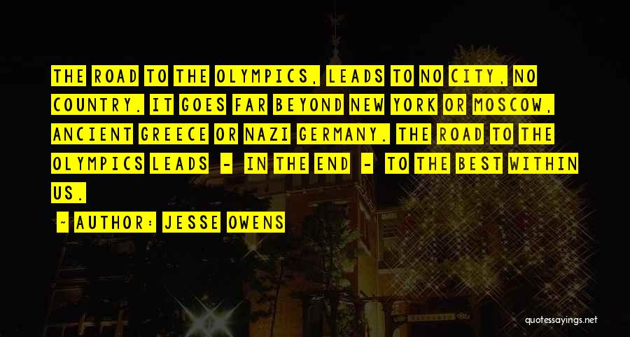 Nazi Olympics Quotes By Jesse Owens