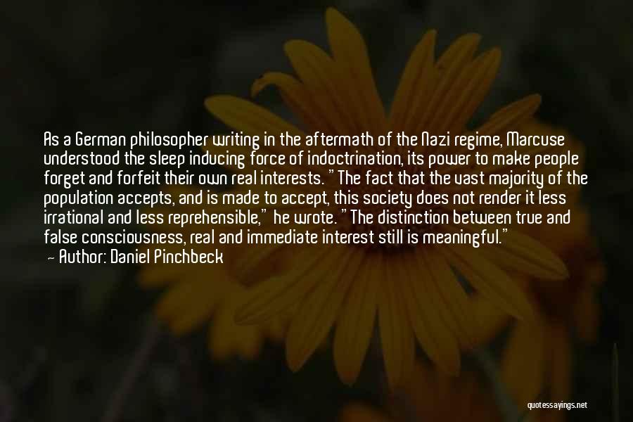 Nazi Regime Quotes By Daniel Pinchbeck