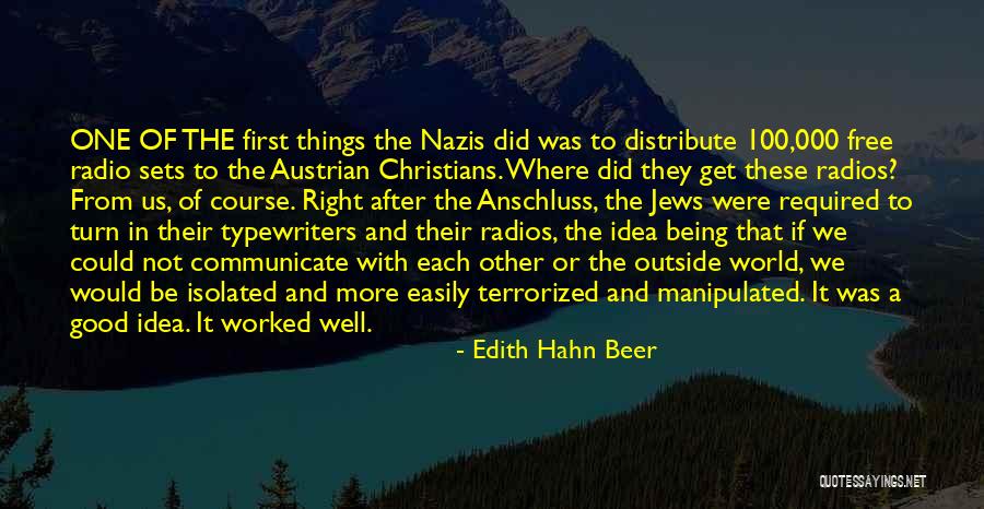 Nazis Quotes By Edith Hahn Beer Nazis Quotes By Edith Hahn Beer