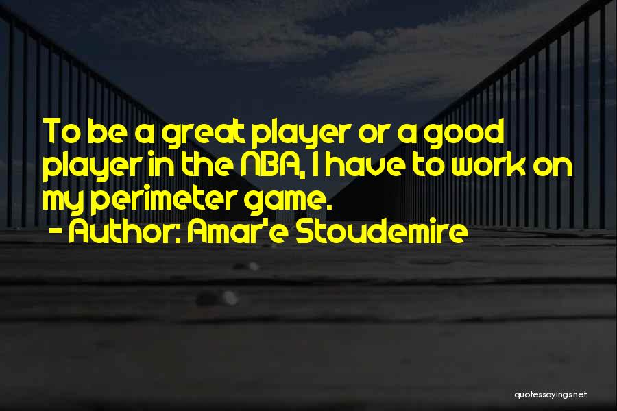 Nba Player Quotes By Amar'e Stoudemire