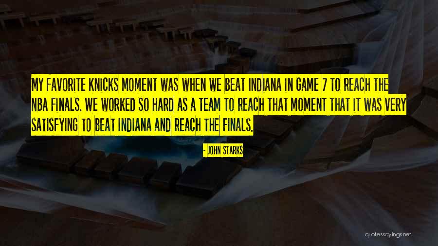 Nba Quotes By John Starks