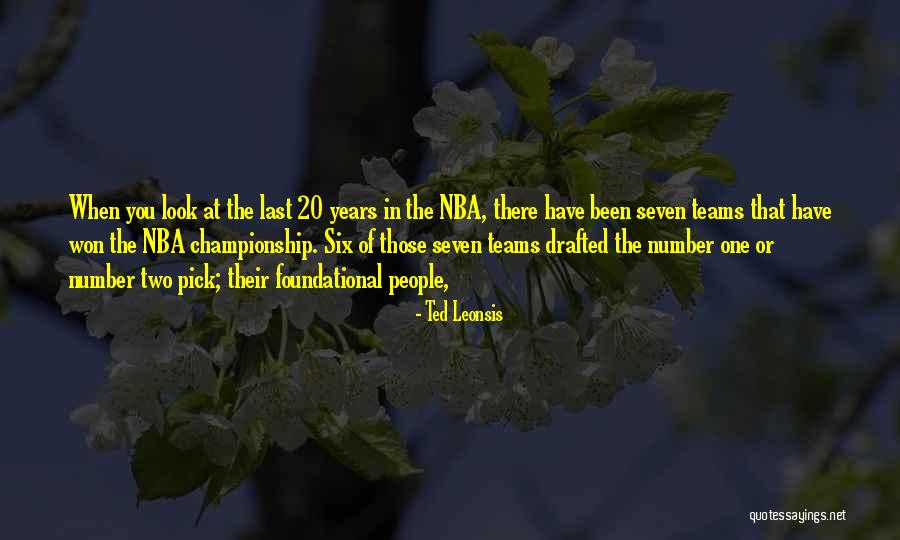 Nba Quotes By Ted Leonsis