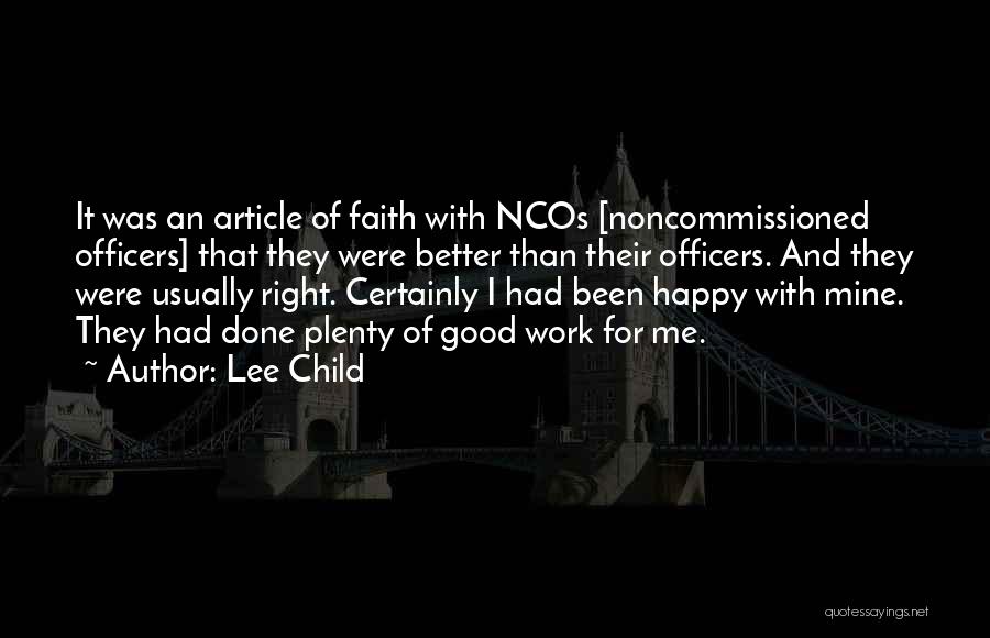 Ncos Quotes By Lee Child