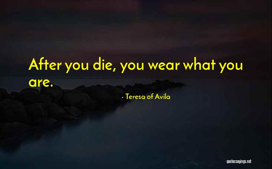 Near Death Experience Quotes By Teresa Of Avila