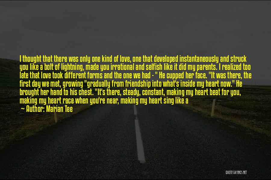 Near Far Friendship Quotes By Marian Tee