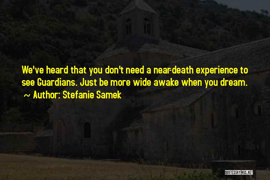 Near To Death Quotes By Stefanie Samek