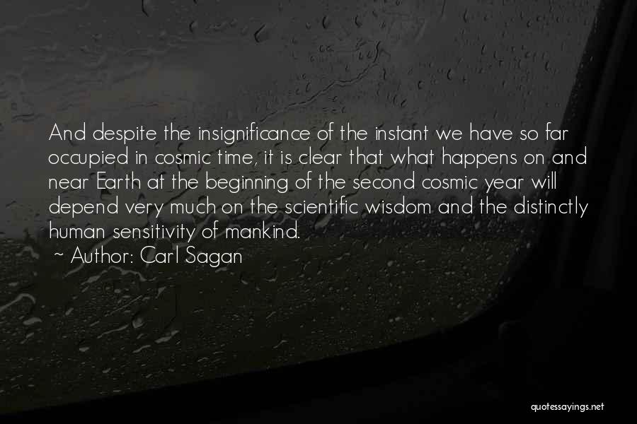 Near Year Quotes By Carl Sagan