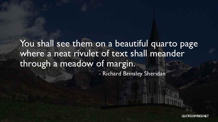 Neat Quotes By Richard Brinsley Sheridan