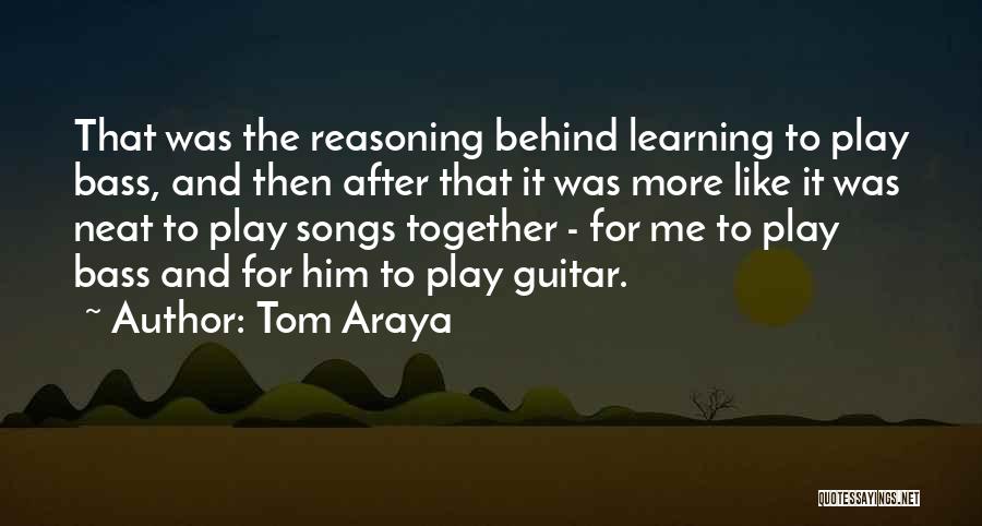 Neat Quotes By Tom Araya