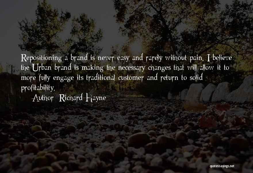 Necessary Changes Quotes By Richard Hayne