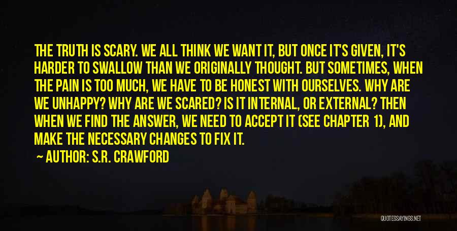 Necessary Changes Quotes By S.R. Crawford